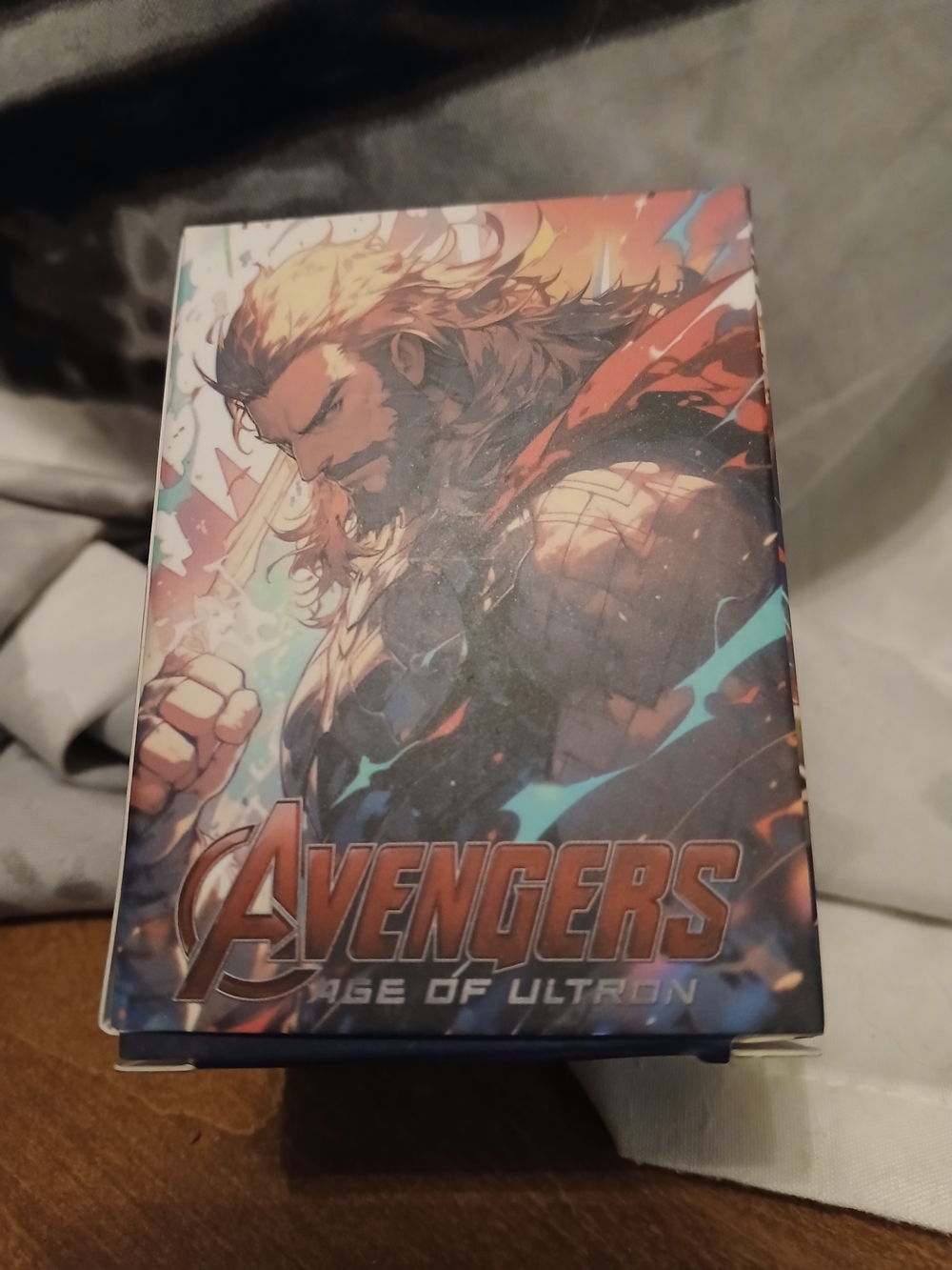 Avenger Multicolor Comic-Style VR Skin with Red & Blue Accents